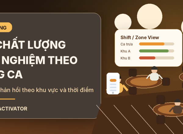 Ảnh bìa về quản lý chất lượng trải nghiệm nhà hàng theo từng ca và khu vực